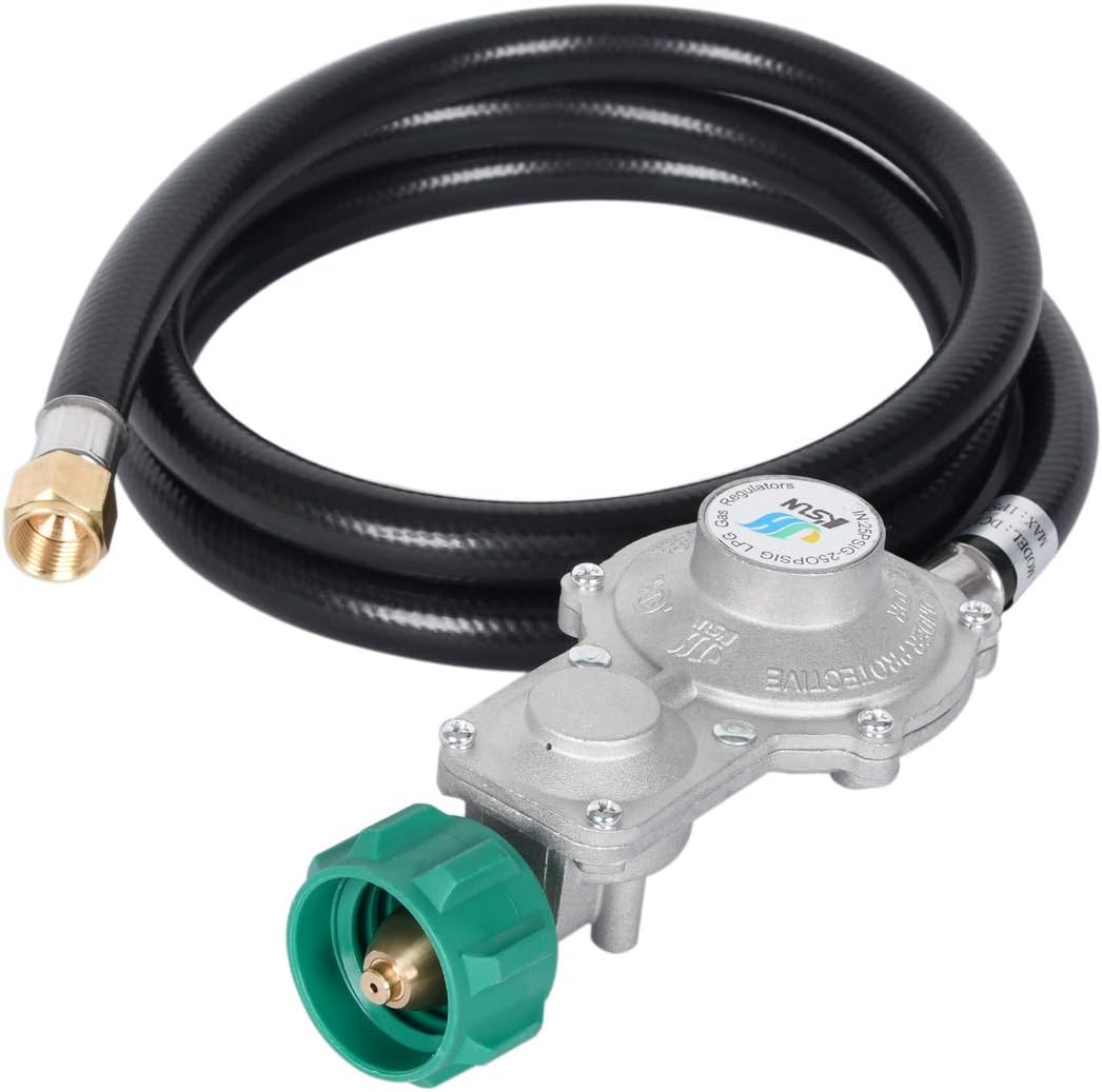 5FT Two Stage Propane Regulator with Hose