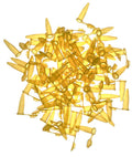 1000PCS Polypropylene Graduated Microcentrifuge Tube with Snap Cap, 0.5ml Capacity Microtubes (Yellow)