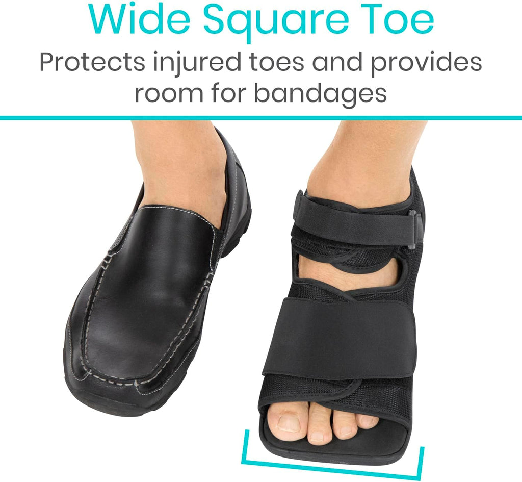 Post Op Shoe - Lightweight Medical Walking Boot with Adjustable Strap