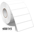 White Rectangle Labels 3" x 1" Color Coding Stickers Roll 1000 Pcs