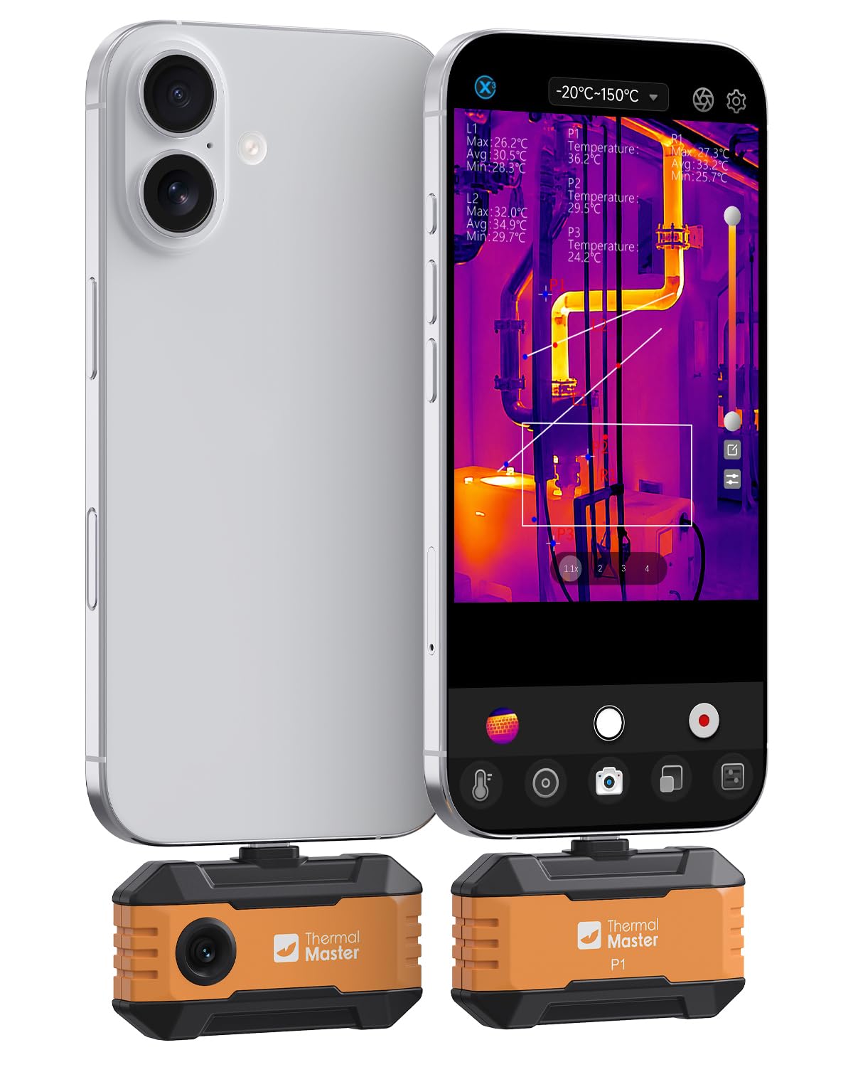 Thermal Master P1 Thermal Camera for USB-C iOS/Android 320x240 Resolution