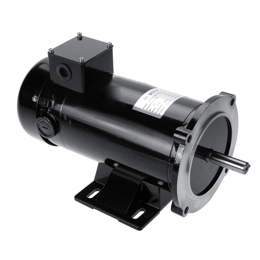 Permanent Magnet DC Motor 1/2 HP, 90V 1750 RPM Brushed DC Motor
