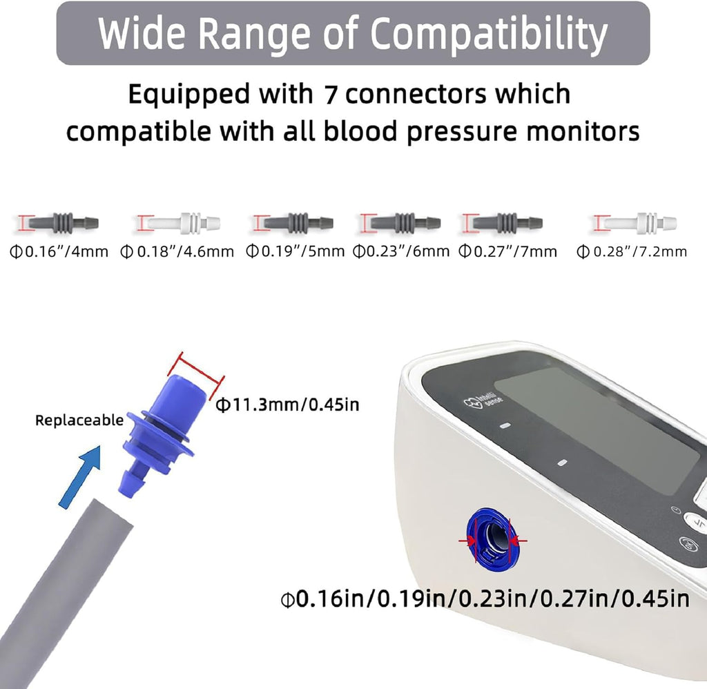 XXXL Blood Pressure Cuff, 9”-26” (22-66CM) Extra Large Cuff Compatible with Omron BP Monitor, Replacement XXX-Large