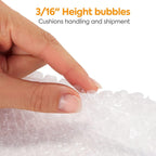 Extra-Wide Bubble Cushioning Roll, 3/16 In, 24x175 Ft