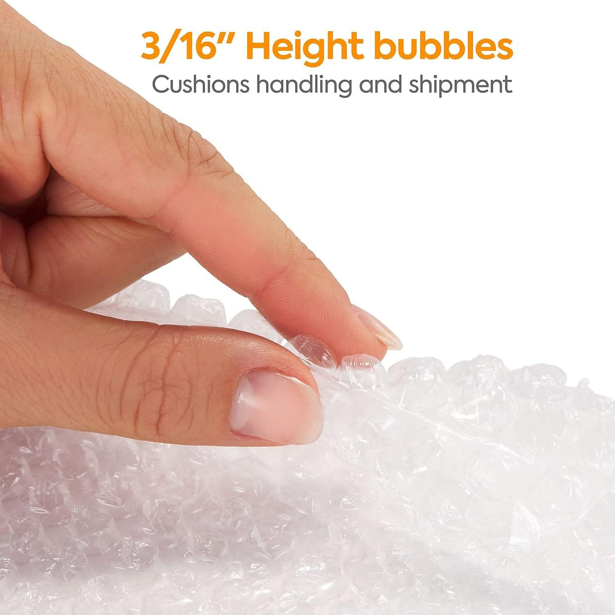 Extra-Wide Bubble Cushioning Roll, 3/16 In, 24x175 Ft