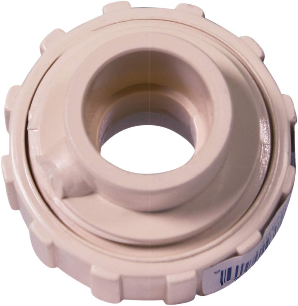 Midline Valve 577T34 CPVC Union Coupling Pipe Fitting 3/4'' Solvent Connections Plastic, Tan, Bone Color