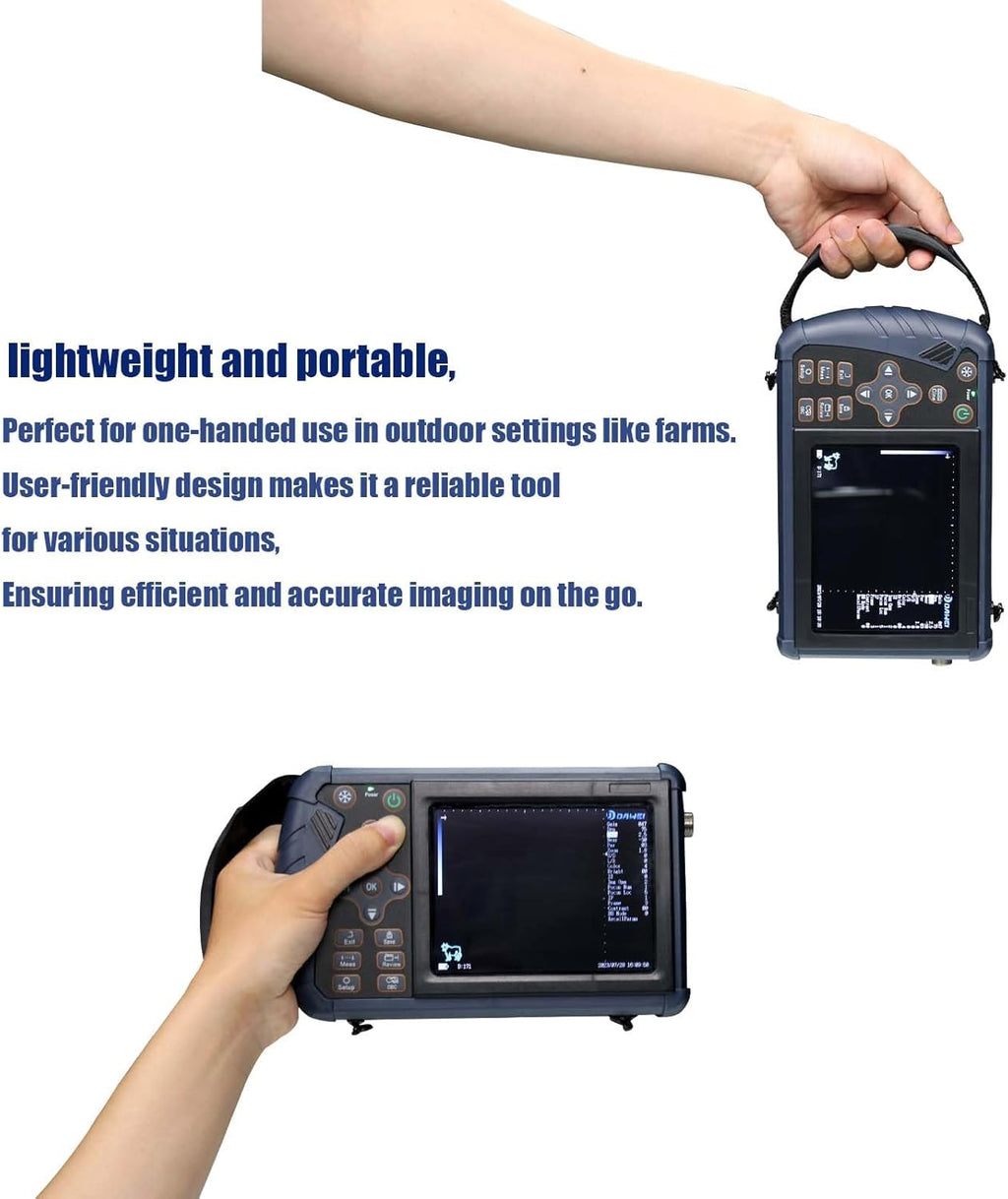 S1 Veterinary Ultrasound Machine for Pregnancy Portable Vet Handheld Scanner B-Ultra Sound with 3.5Mhz Convex Probe