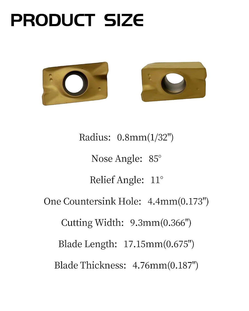 APMT1604PDER-M2 Carbide Milling Inserts, Indexable Milling Inserts