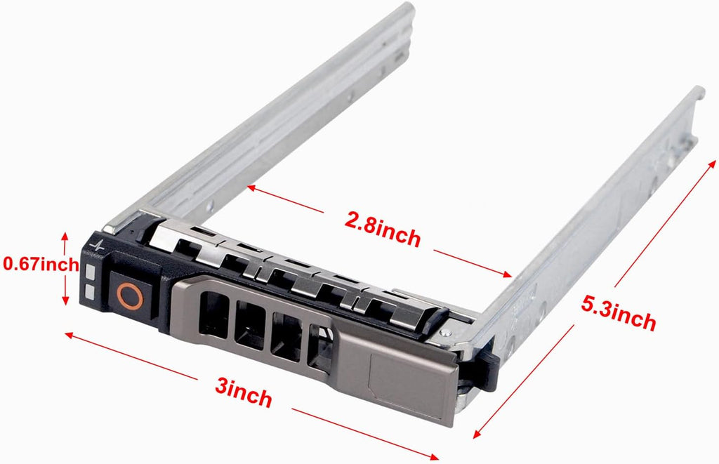 2-Pack Hard Drive Tray Caddy 2.5 SSD Bracket G176J Hard Drive Bracket