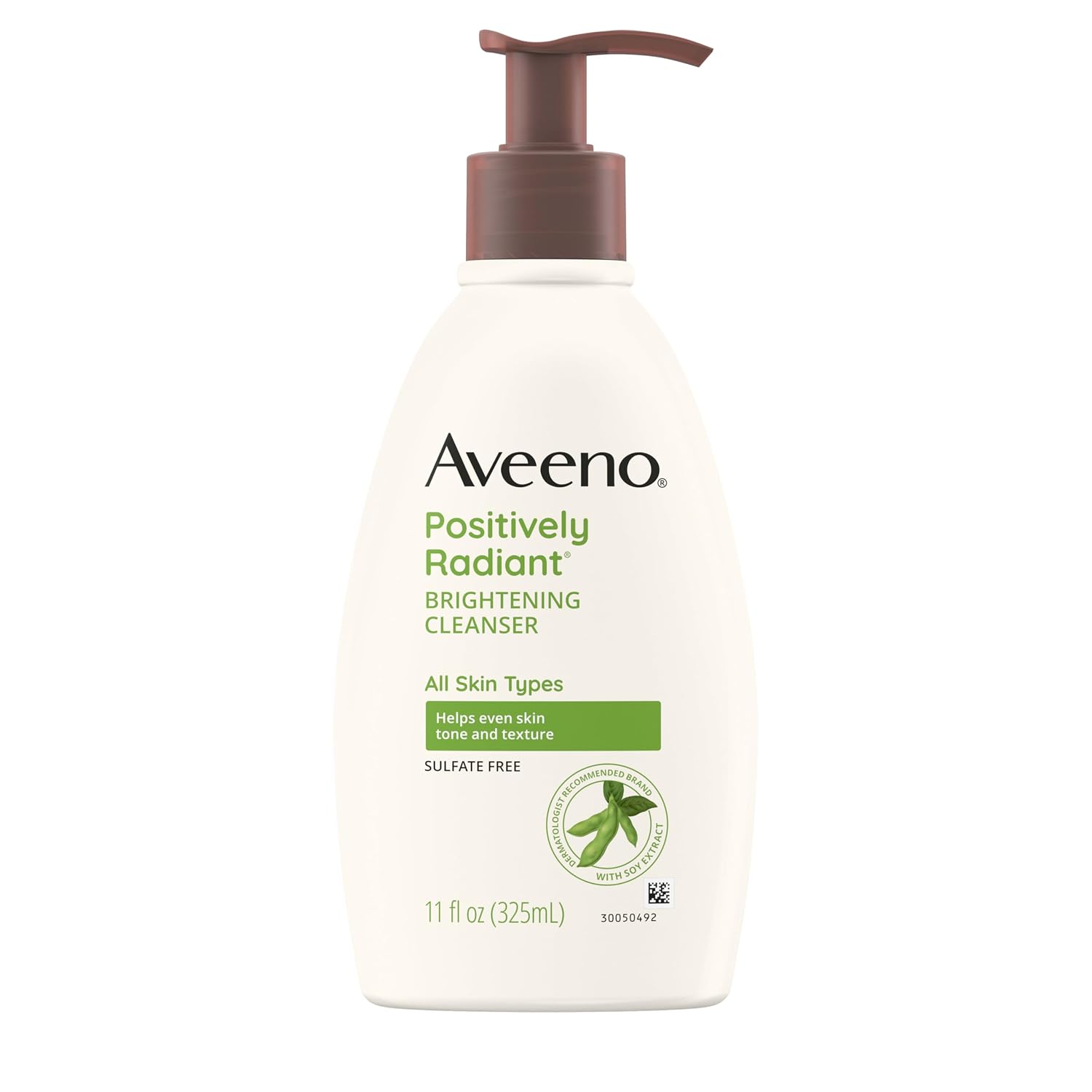 Positively Radiant Brightening Facial Cleanser with Moisture Rich Soy Extract, Helps Even Skin Tone & Texture While