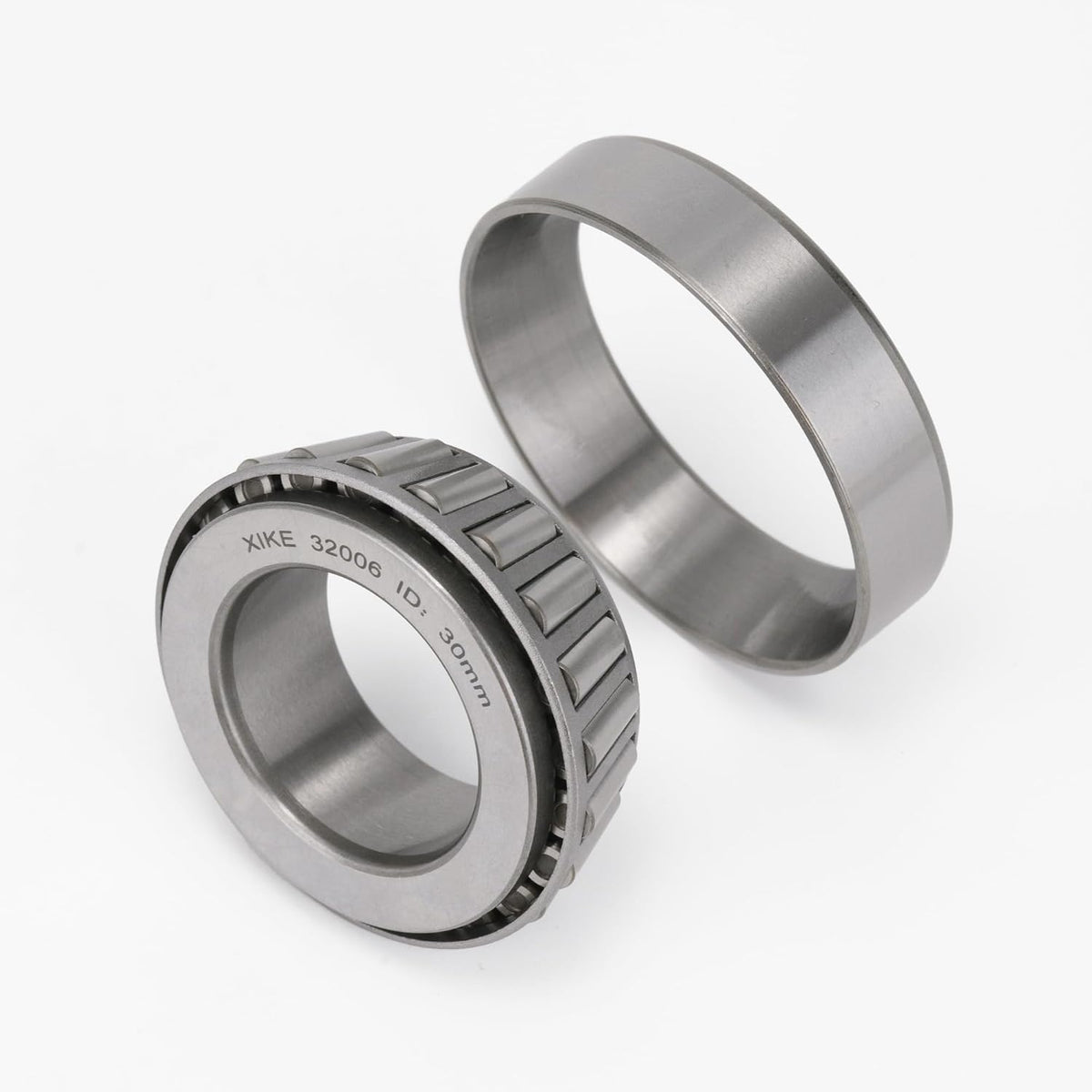 XIKE 2 Pcs 32006 Tapered Roller Bearings 30x55x17mm Cone and Cup Set.