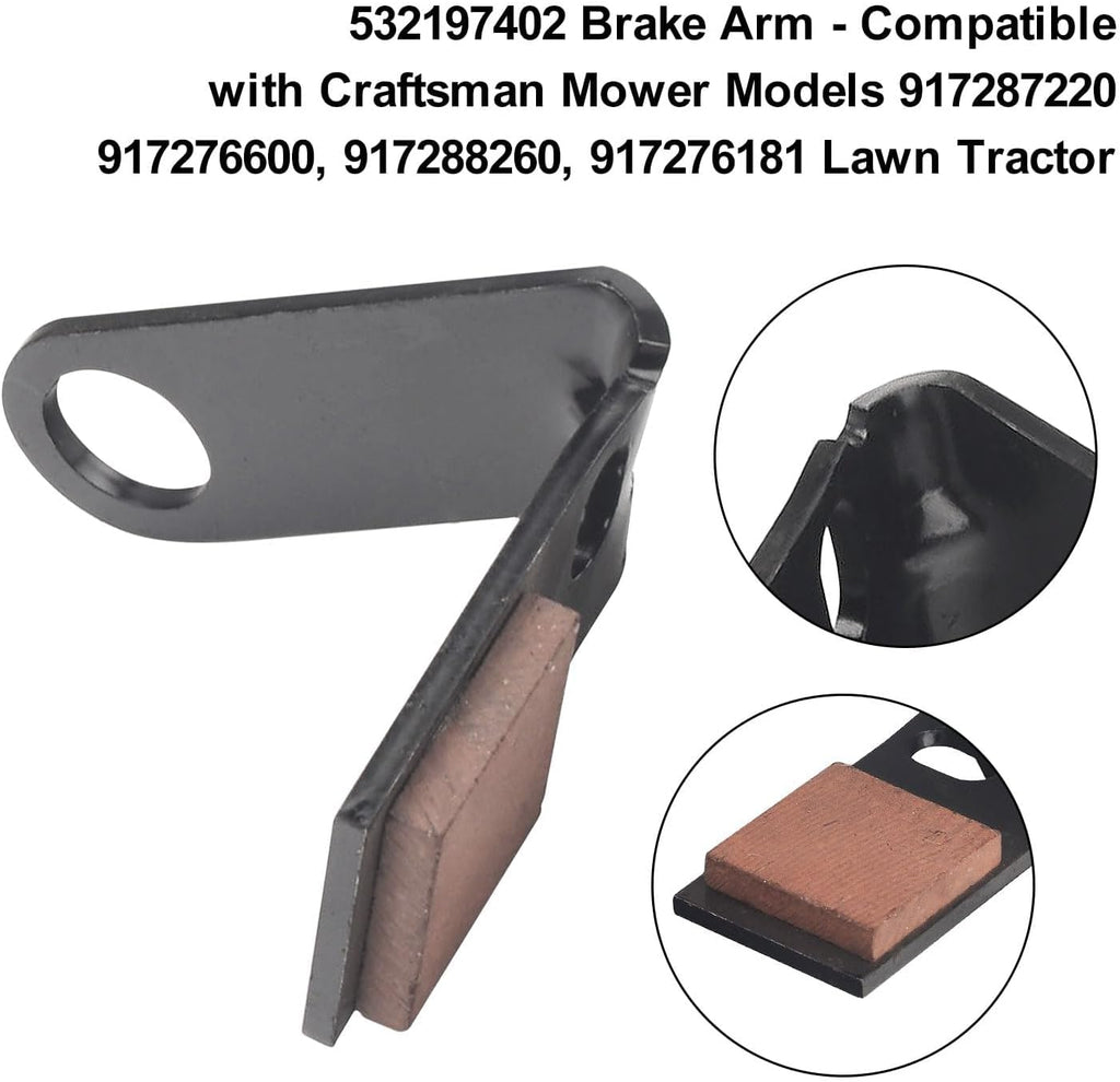 532197402 532199478/532199470 Brake Arm Kit for Husqvarna Craftsman Poulan | Compatible with Husqvarna AYP Craftsman