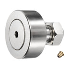 uxcell Cam Follower Track Runner Bearings CF24-1/KRV72 X Needle Roller Stud Track Bearing, 72mm Roller Diameter, M24 Stud Type for Machine Tool Guide Rail (Hexagon Socket)