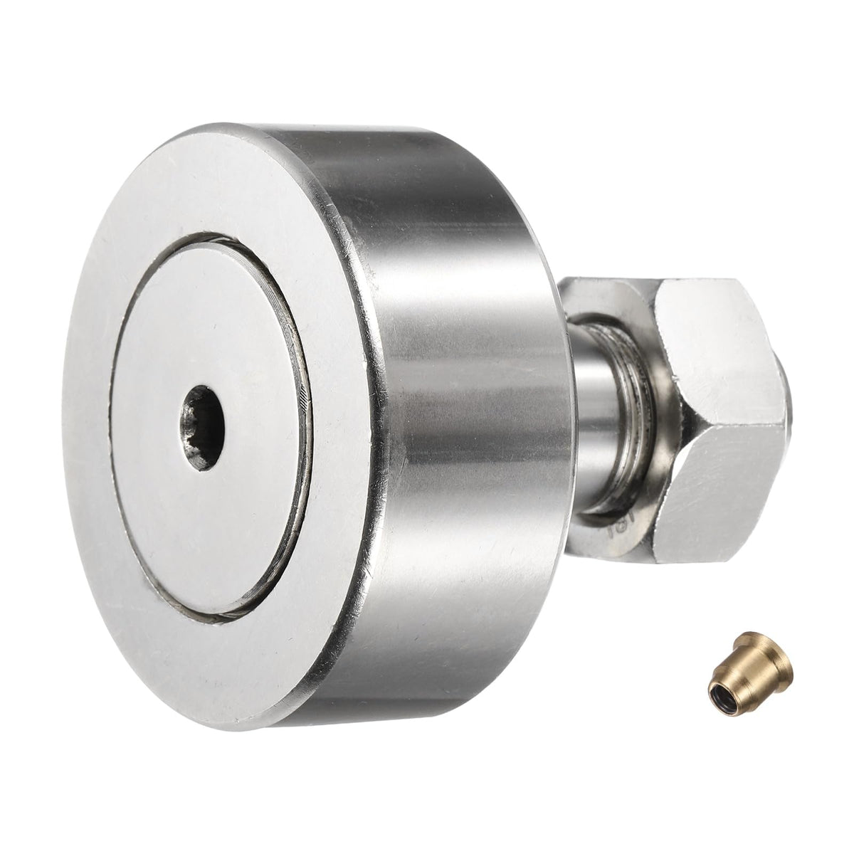 uxcell Cam Follower Track Runner Bearings CF24-1/KRV72 X Needle Roller Stud Track Bearing, 72mm Roller Diameter, M24 Stud Type for Machine Tool Guide Rail (Hexagon Socket)