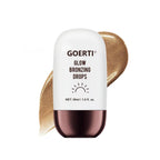 Bronzing Drops for Face & Body, Liquid Bronzer & Highlighter, Lightweight Buildable Shimmer Makeup, Mix with