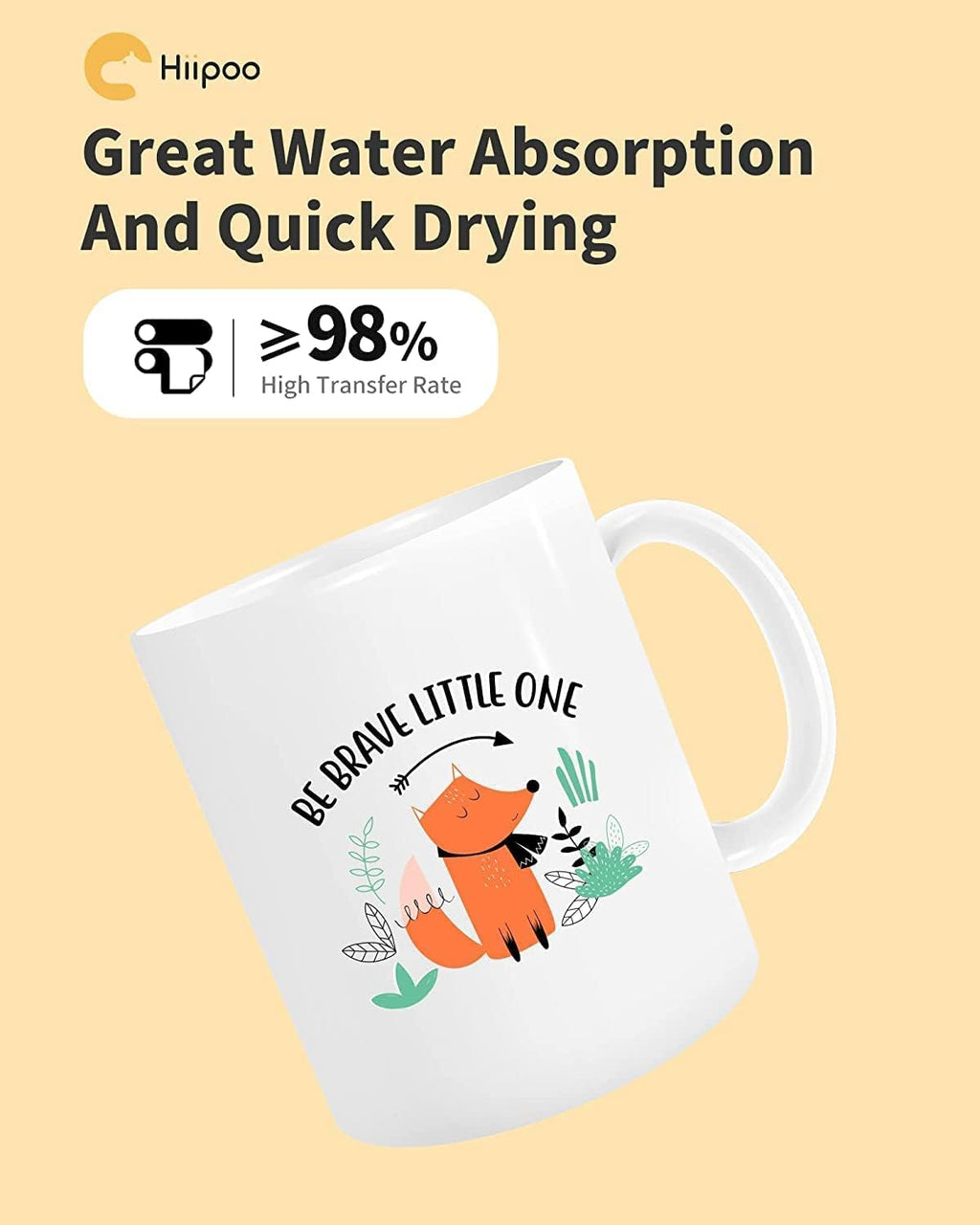 Sublimation Paper 8.5x11 Inch, Work with Sublimation Ink and E Sawgrass Inkjet Printers for Mugs T-Shirts Light