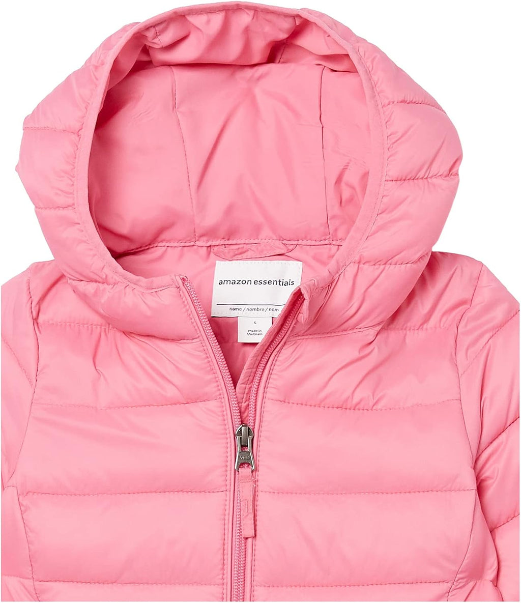 Girls and Toddlers' Long Lightweight Hooded Puffer Jacket