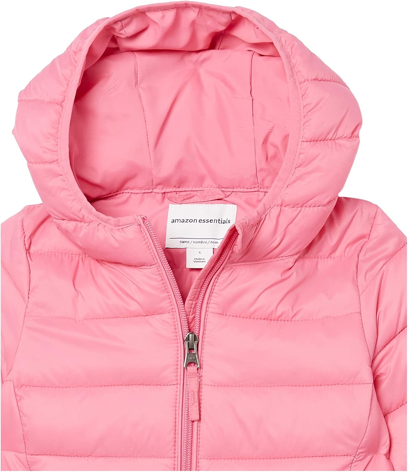 Girls and Toddlers' Long Lightweight Hooded Puffer Jacket