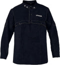 Leather Welding Jacket Flame-Resistant Heavy Duty Welding Apron with Sleeve,Adjustable Cuffs, Adjustable Collar