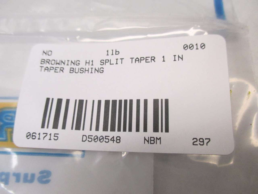 NEW BROWNING H1 SPLIT TAPER 1 IN TAPER BUSHING D500548