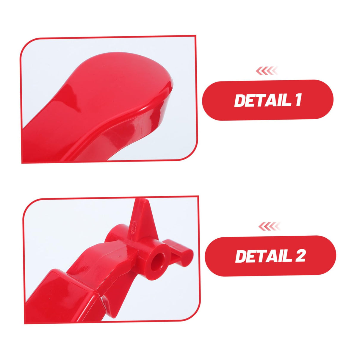 Red Plastic Beverage Dispenser for Smooth Pouring Handle Replacement