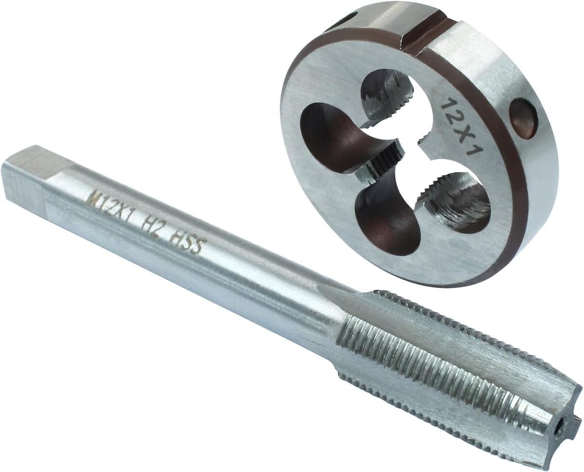 M12x1 Tap And Die Set, HSS Metric Threading Tool
