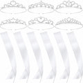 6 Set Queen Sashes and Tiaras Pageant Crown