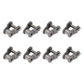 8PCS Roller Chain Offset Half Link #25, 1/4 Inch Pitch