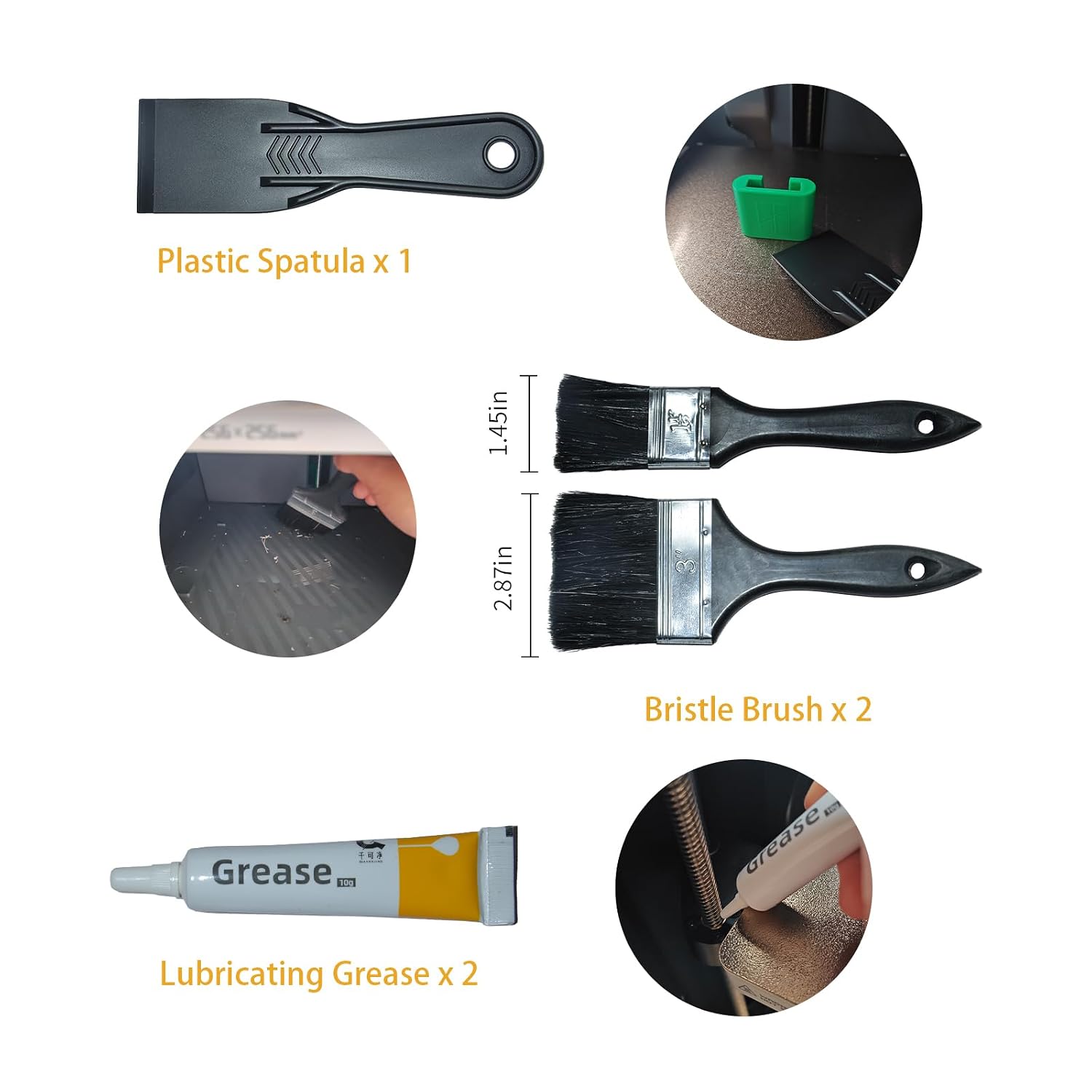 3D Printer Tools Kit Deburring Tool & 3D Printer Accessories | Deburring Tool, Scraper, Files, Brush, Drill