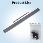 1U Blank Panel, Tool-Less Clip-on 19 Inch Rack Filler Panel, 5-Pack