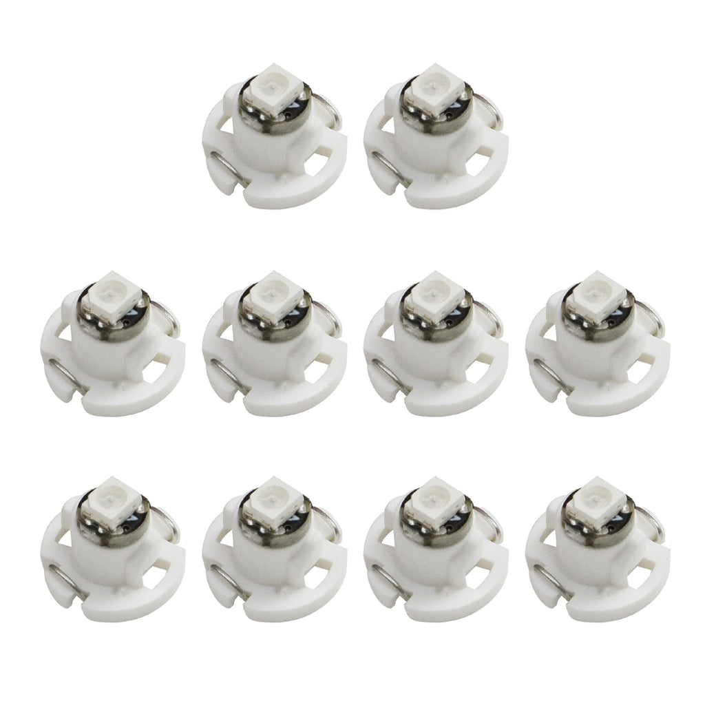 Modengzhe 10 PCS T4.2 Car Dash Instrument LED Light Bulbs,Bright Panel Gauge Cluster Dashboard Light Interior Bulb Replacement,Blue