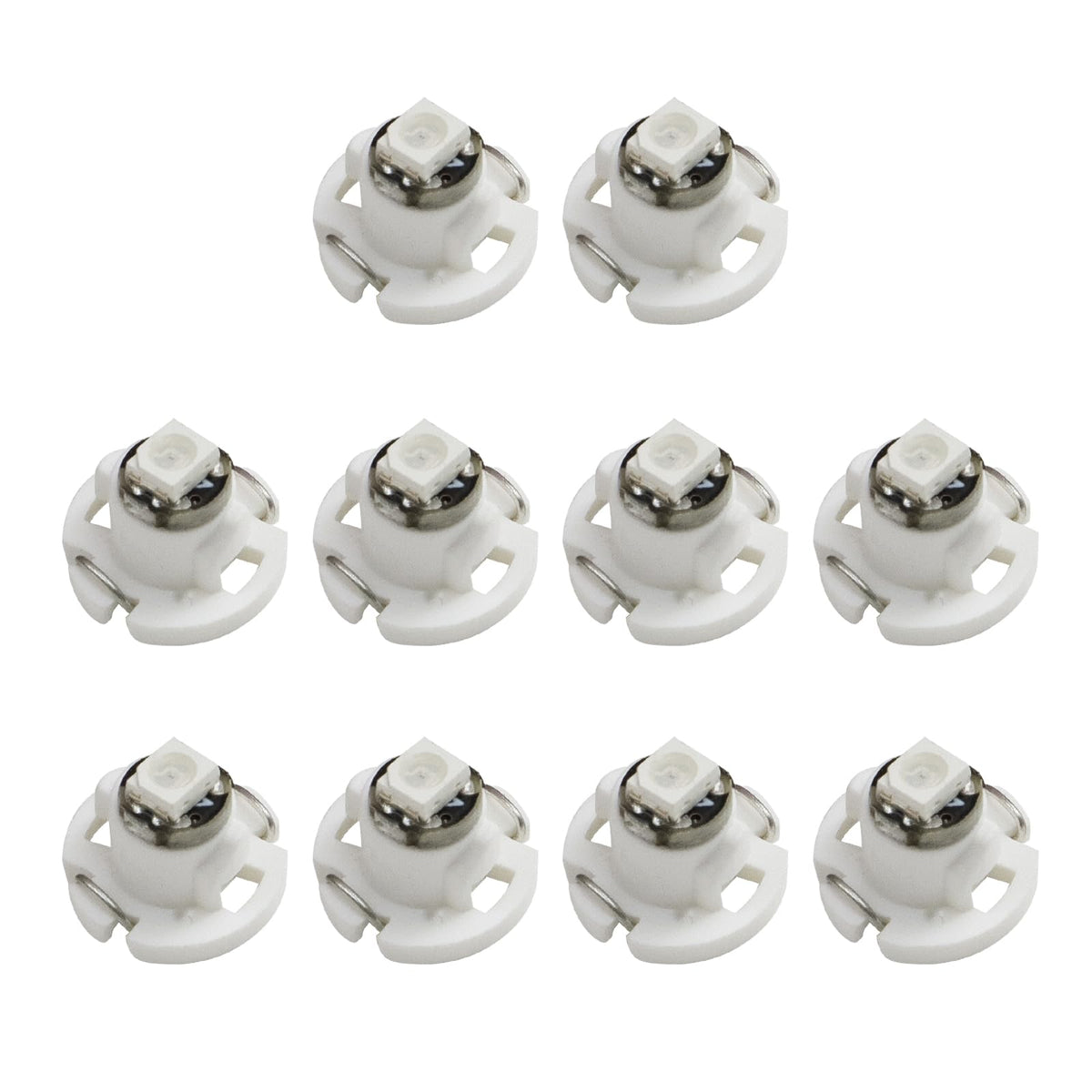 Modengzhe 10 PCS T4.2 Car Dash Instrument LED Light Bulbs,Bright Panel Gauge Cluster Dashboard Light Interior Bulb Replacement,Blue