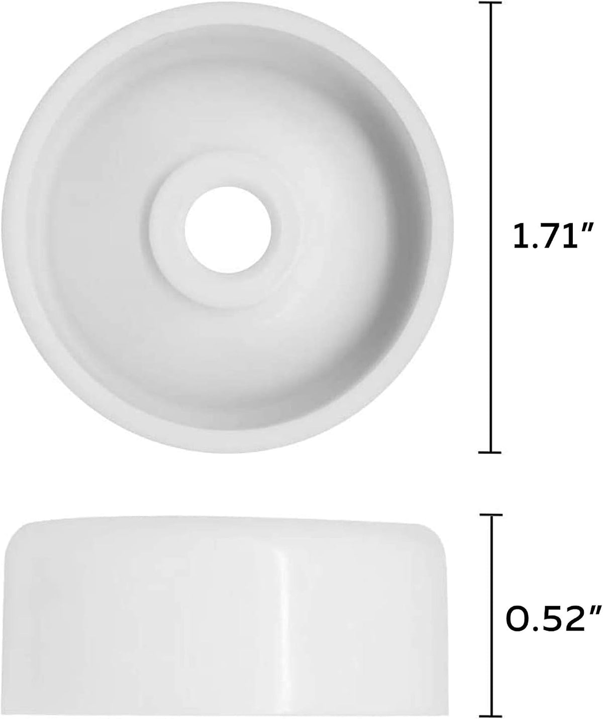 (8 Pack) Exact Replacement Dishwasher Dishrack Rollers and Studs - Lower Rack Wheel Kit Compatible with GE, Kenmore, and Hotpoint Dishwashers Part Number WD35X21038