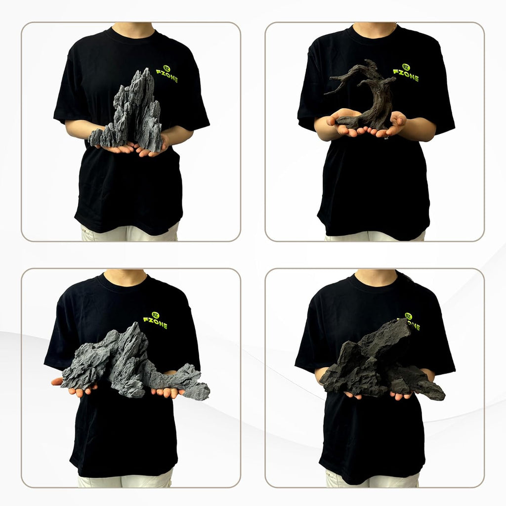 Driftwood for Aquarium Resin Model pH Neutral Aquarium Rocks for Aquascaping,Hardscape