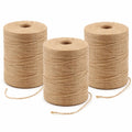 2mm 164FT, 600FT, 1200FT, 1800FT Natural Jute Twine String, 3 Pack of 600FT