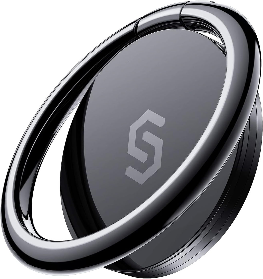 Adhesive Phone Ring Holder, Cell Phone Grip, iPhone Ring Stand | 360° Rotation, Mini Size, All Metal, Strong