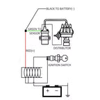 2" Digital 12V Tachometer RPM Gauge