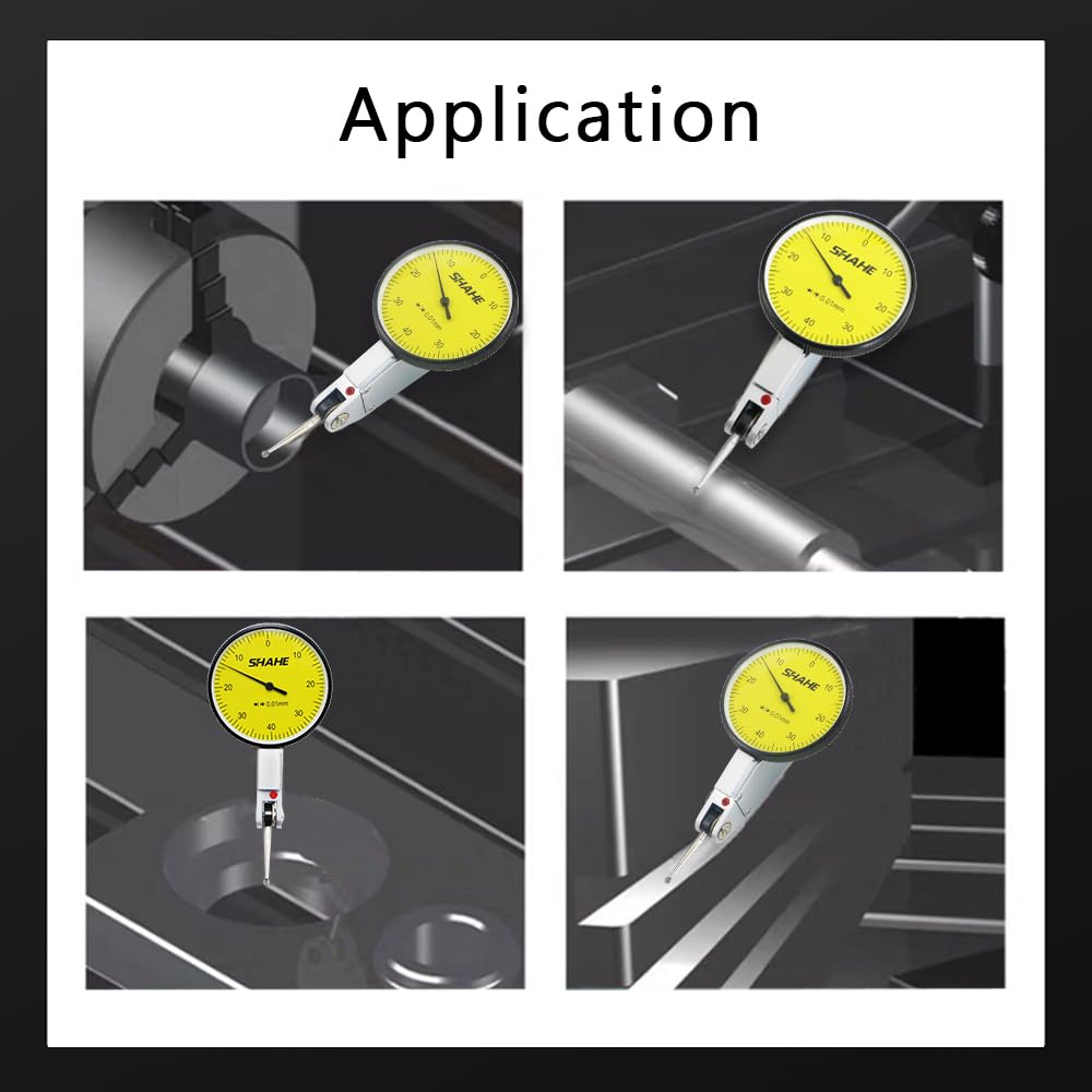 Precision Dial Test Indicator 0.01 mm 0-0.8 mm Dial Test Indicator 0.01 mm Dial Indicator Gauge