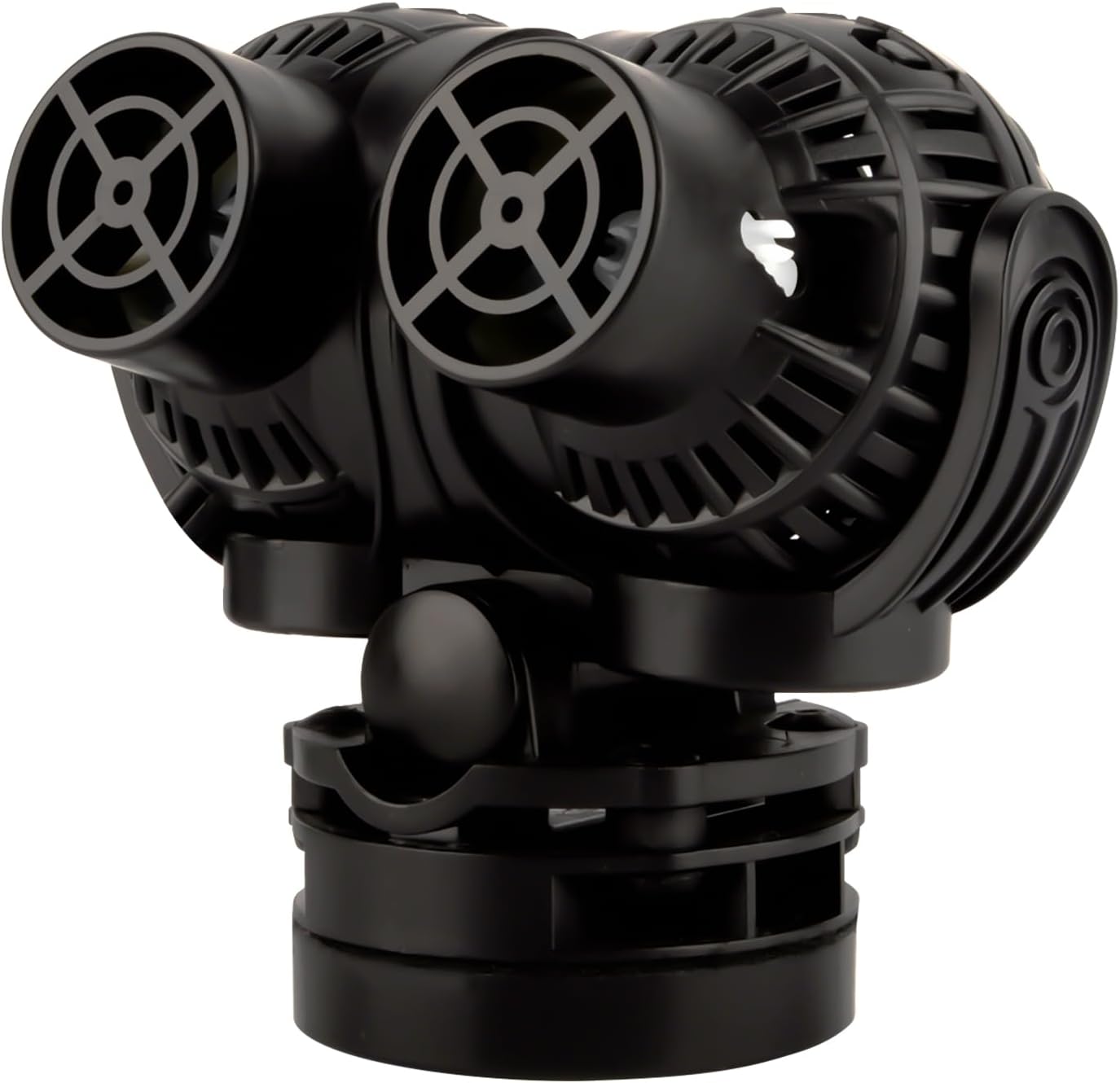 Magnetic Wave Maker for Aquarium: 1s Mounts on 15mm Glass Secure | 8W 1600GPH 180°Adjustable Dual Heads Eliminate