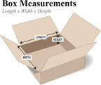P20204 Flat Corrugated Boxes, 20"L x 20"W x 4"H, Kraft (Pack of 10)