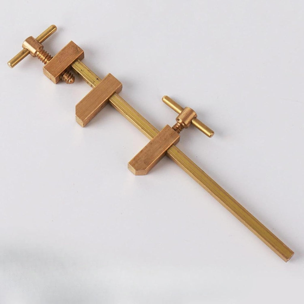 F Clamp Parallel Clamp Tool Quick Clip with Knurled Tightening Screw Miniature Adjustable Jaw Japanese Wood Clamp Bar