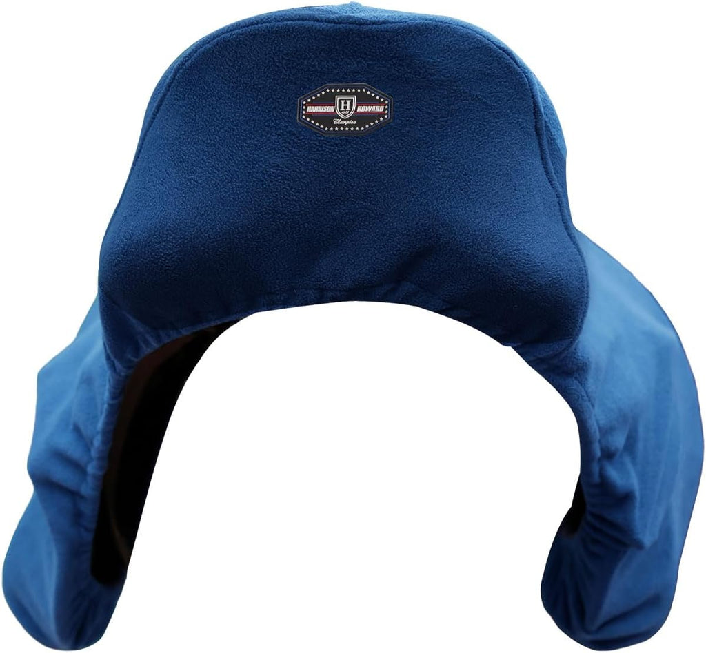 Lightweight Dust Prevention Machine Washable Fleece Saddle Cover for Dressage-Blue