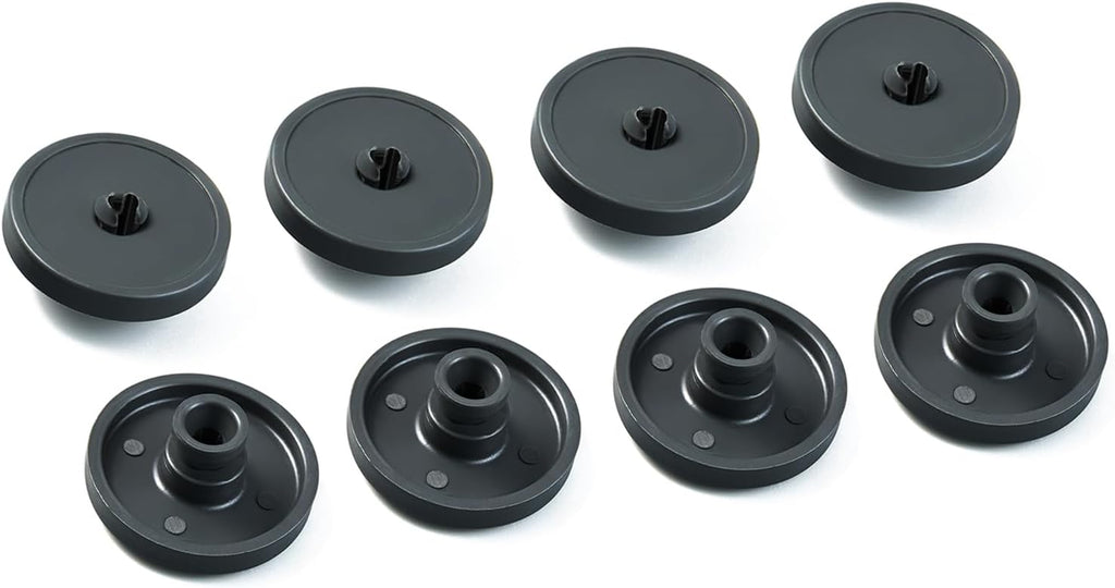 5304532229 5304521179 Dishwasher Wheels Replacement Parts for Frigidaire Dishwasher Roller Dishrack Roller Bottom Rack Wheels Lower Rack Roller BGHD2433KF0 Bracket Assembly Dishwasher Parts 8 Pcs