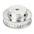 uxcell Aluminum XL 30 Teeth 6.35mm Bore Timing Belt Idler Pulley Flange Synchronous Wheel for 10mm Belt 3D Printer CNC