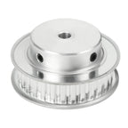 uxcell Aluminum XL 30 Teeth 6.35mm Bore Timing Belt Idler Pulley Flange Synchronous Wheel for 10mm Belt 3D Printer CNC