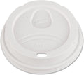 D9542W Dome Lid for 10-16 Ounce PerfecTouch Cups and 12-20 Ounce Paper Hot Cups, White 100 Lids