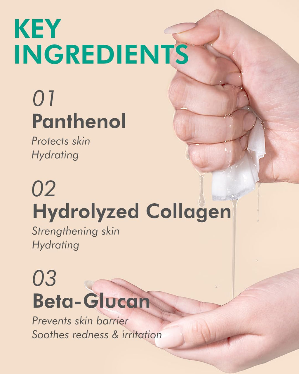 Aloe Collagen Soothing Sheet Mask, Hydrating & Cooling, 10 Pack