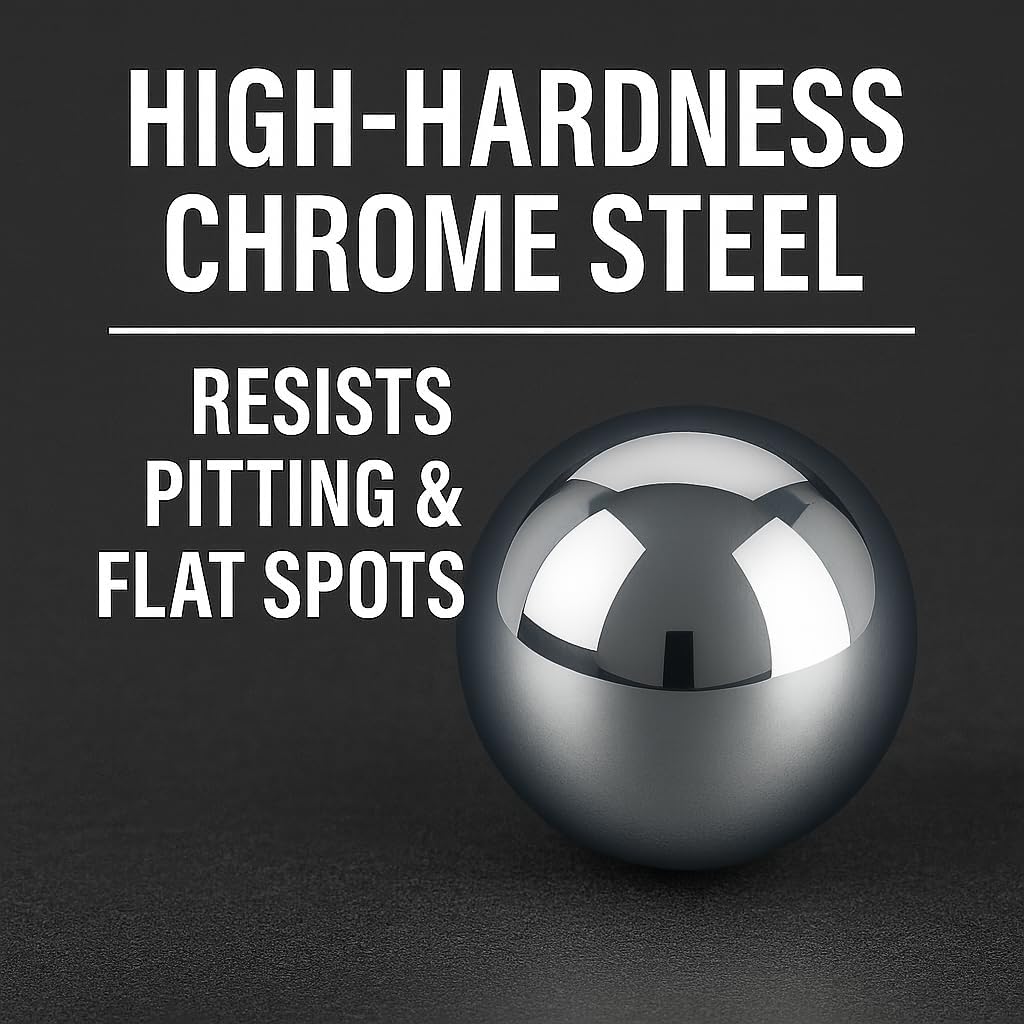 Five 1" Inch Chrome Steel Bearing Balls G25