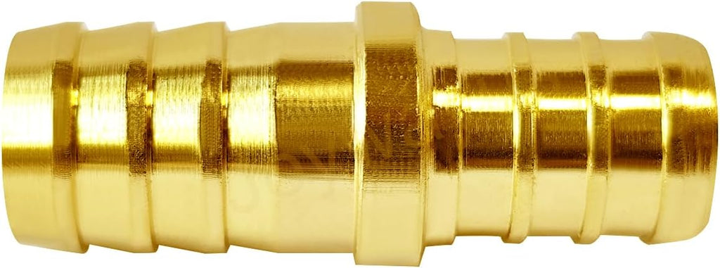 Joywayus 2 Pack Brass 1/2" PEX to 1/2" Hose Barb Connector Fitting