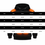 Men's Heated Hoodies Pullover USB Electric Hooded Sweatshirt Winter Warm